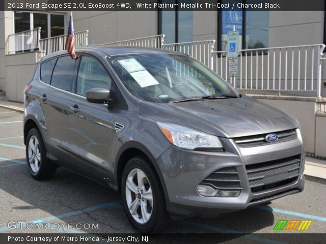2013 Ford Escape SE 2.0L EcoBoost 4WD in White Platinum Metallic Tri-Coat