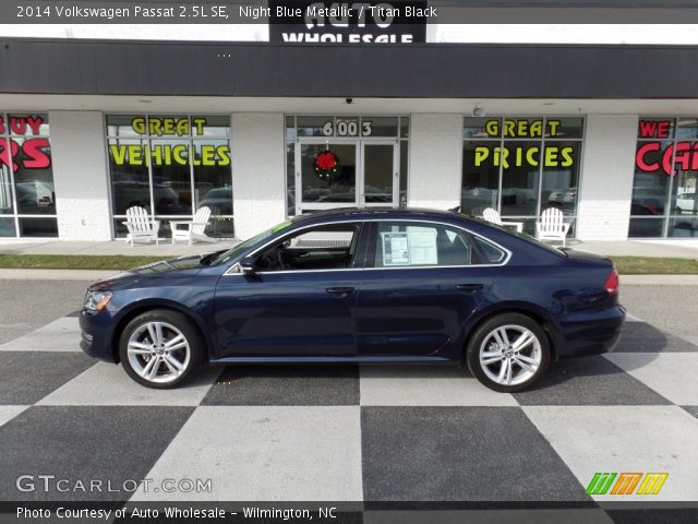 2014 Volkswagen Passat 2.5L SE in Night Blue Metallic