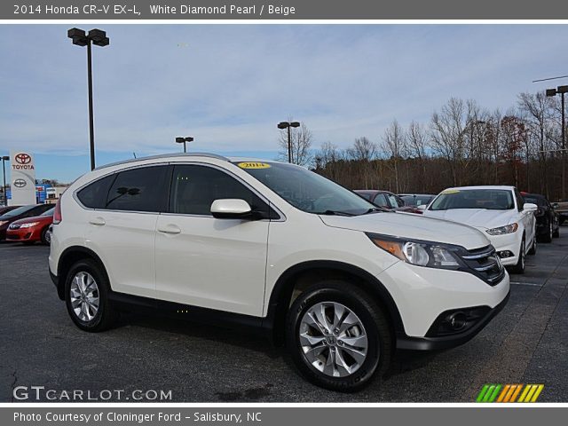 2014 Honda CR-V EX-L in White Diamond Pearl