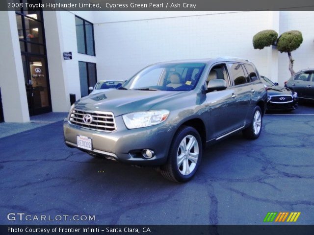 2008 Toyota Highlander Limited in Cypress Green Pearl