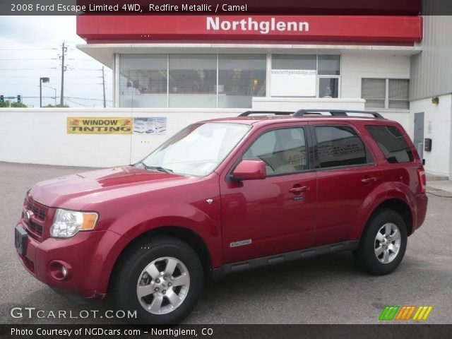 2008 Ford Escape Limited 4WD in Redfire Metallic
