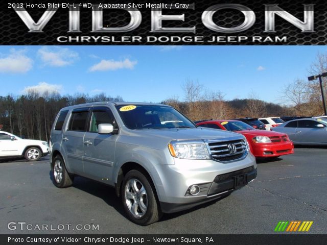 2013 Honda Pilot EX-L 4WD in Alabaster Silver Metallic