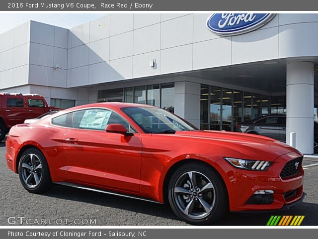 2016 Ford Mustang V6 Coupe in Race Red