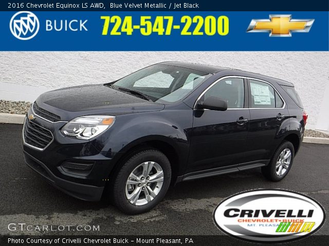 2016 Chevrolet Equinox LS AWD in Blue Velvet Metallic