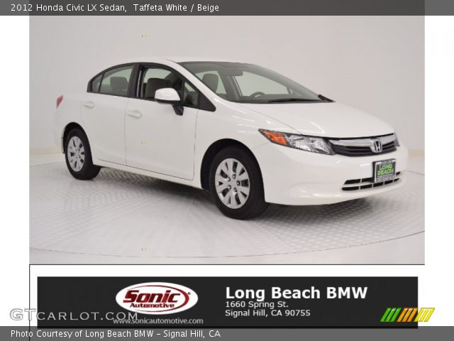 2012 Honda Civic LX Sedan in Taffeta White