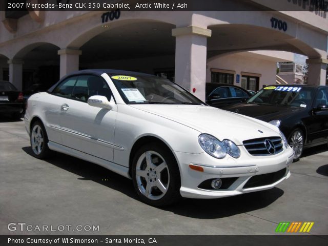 2007 Mercedes-Benz CLK 350 Cabriolet in Arctic White