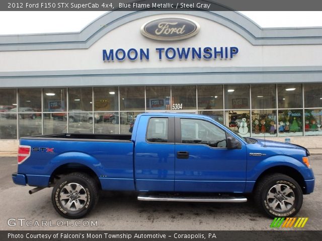 2012 Ford F150 STX SuperCab 4x4 in Blue Flame Metallic