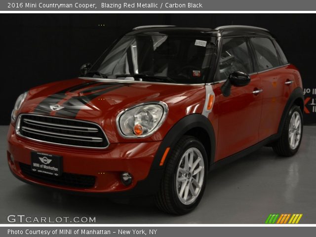 2016 Mini Countryman Cooper in Blazing Red Metallic