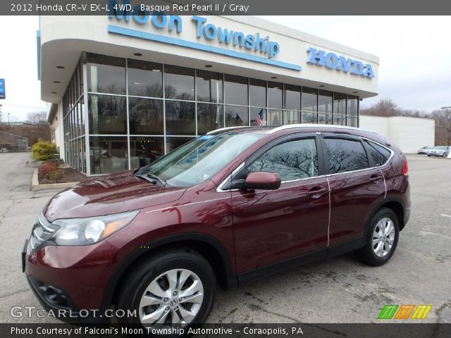 2012 Honda CR-V EX-L 4WD in Basque Red Pearl II