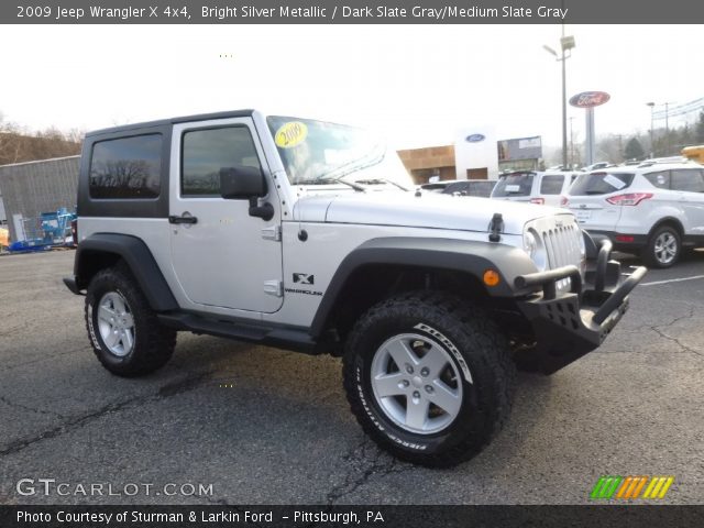 2009 Jeep Wrangler X 4x4 in Bright Silver Metallic