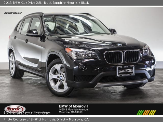 2013 BMW X1 sDrive 28i in Black Sapphire Metallic