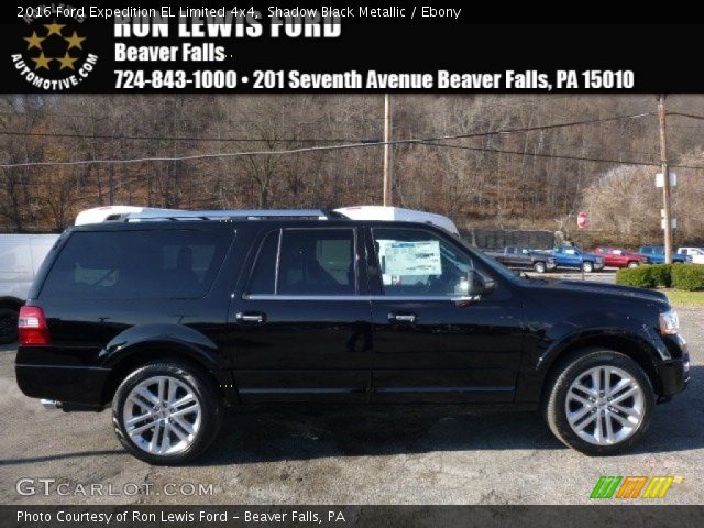 2016 Ford Expedition EL Limited 4x4 in Shadow Black Metallic