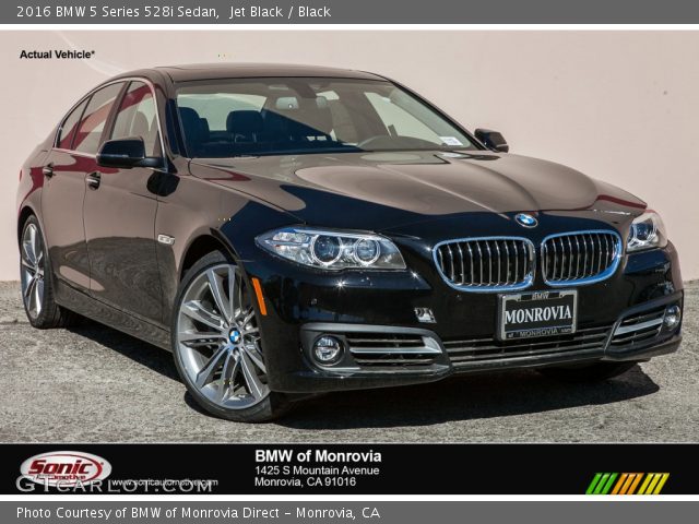 2016 BMW 5 Series 528i Sedan in Jet Black