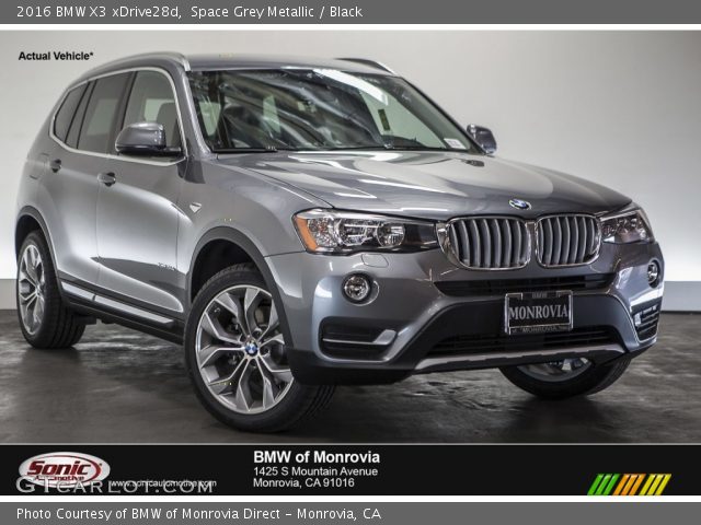 2016 BMW X3 xDrive28d in Space Grey Metallic