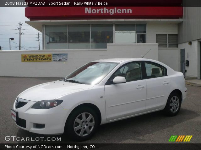 2008 Mazda MAZDA3 i Sport Sedan in Rally White