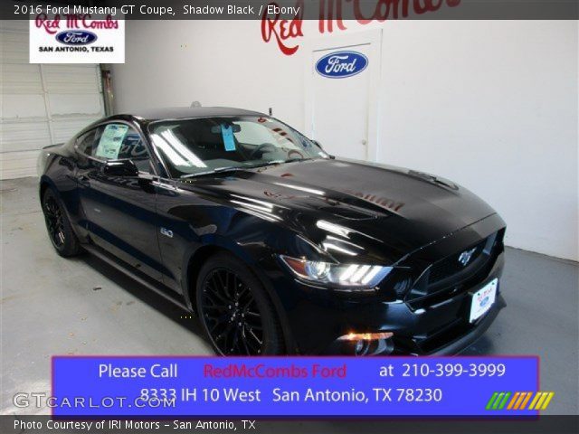 2016 Ford Mustang GT Coupe in Shadow Black