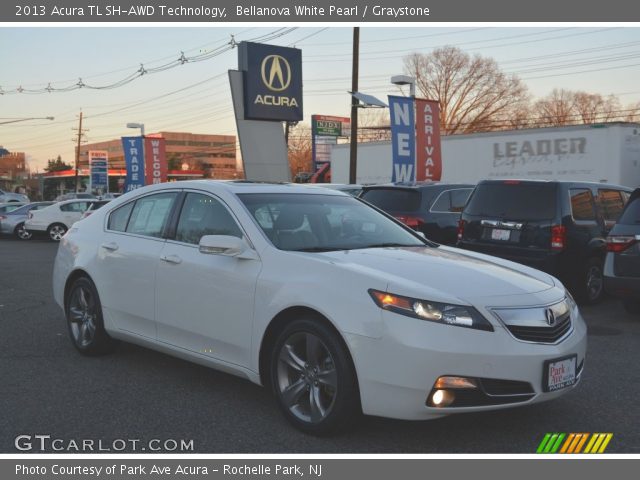 2013 Acura TL SH-AWD Technology in Bellanova White Pearl