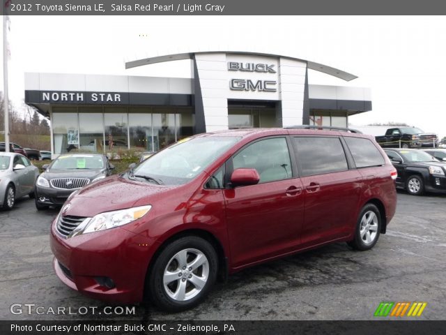 2012 Toyota Sienna LE in Salsa Red Pearl