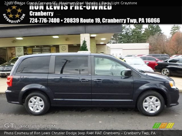 2013 Dodge Grand Caravan SE in Maximum Steel Metallic