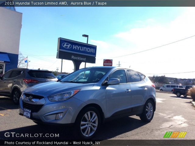 2013 Hyundai Tucson Limited AWD in Aurora Blue