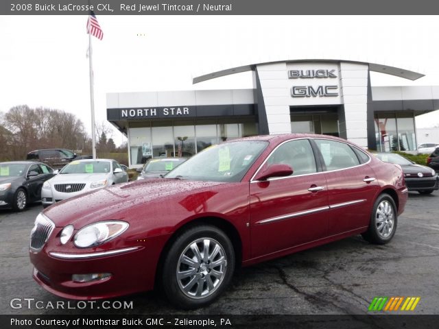 2008 Buick LaCrosse CXL in Red Jewel Tintcoat