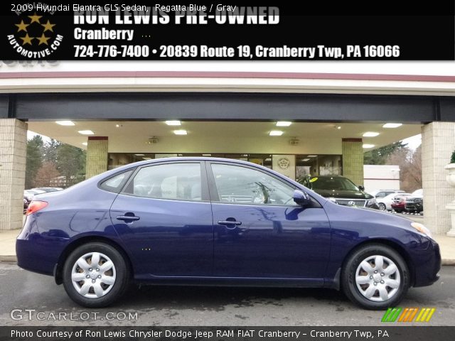 2009 Hyundai Elantra GLS Sedan in Regatta Blue