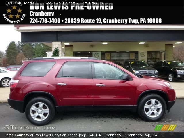 2010 GMC Acadia SLE in Red Jewel Tintcoat