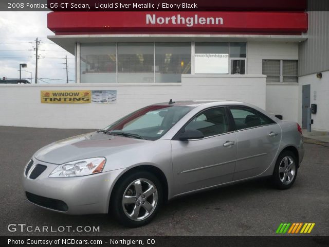 2008 Pontiac G6 GT Sedan in Liquid Silver Metallic