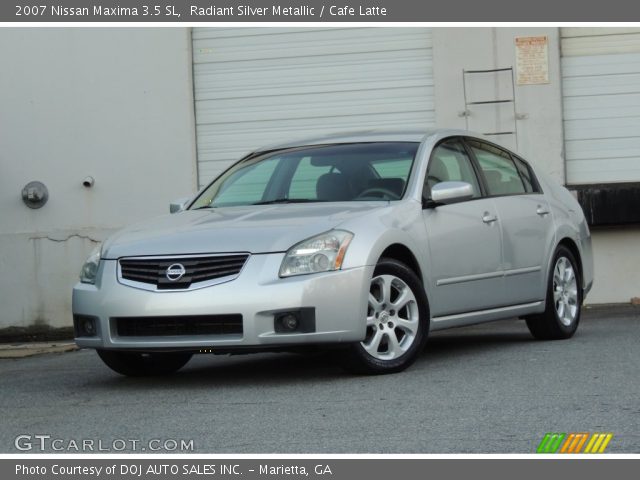 2007 Nissan Maxima 3.5 SL in Radiant Silver Metallic