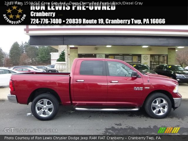 2013 Ram 1500 SLT Crew Cab 4x4 in Deep Cherry Red Pearl