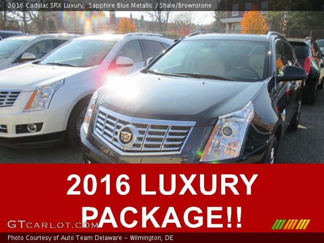 2016 Cadillac SRX Luxury in Sapphire Blue Metallic
