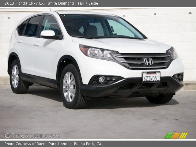 2013 Honda CR-V EX in White Diamond Pearl