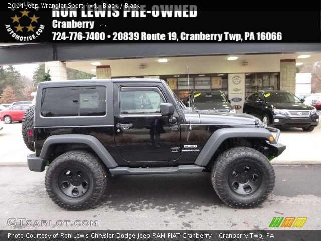 2014 Jeep Wrangler Sport 4x4 in Black