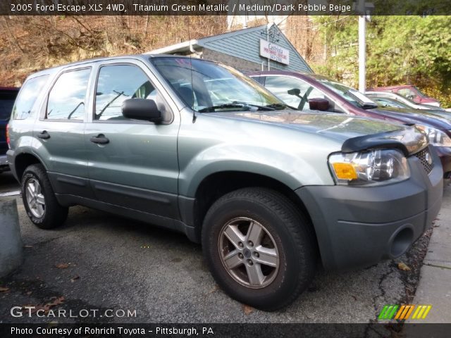 2005 Ford Escape XLS 4WD in Titanium Green Metallic