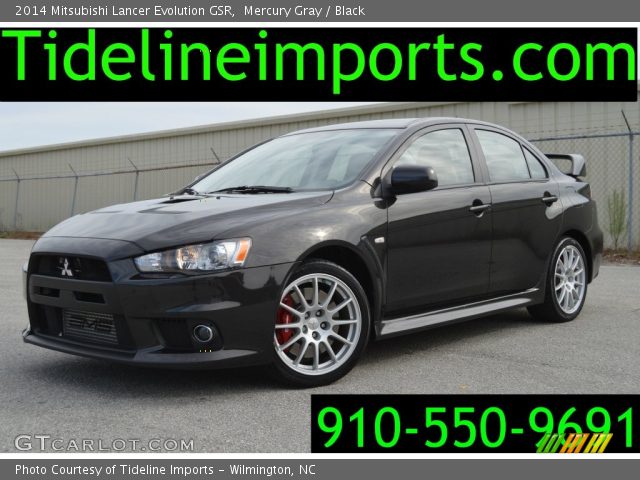 2014 Mitsubishi Lancer Evolution GSR in Mercury Gray