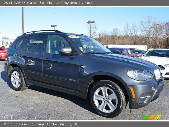 2011 BMW X5 xDrive 35d in Platinum Gray Metallic