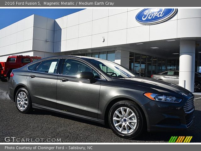 2016 Ford Fusion S in Magnetic Metallic