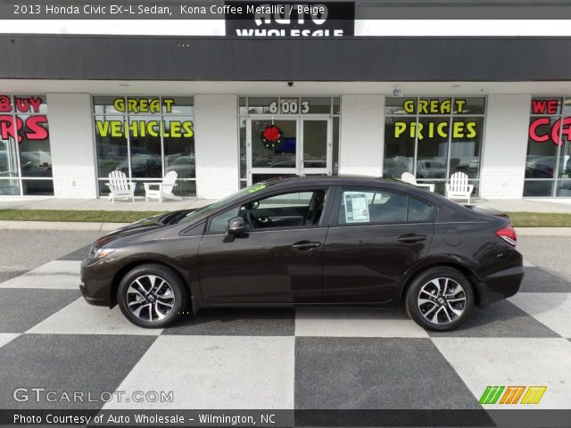 2013 Honda Civic EX-L Sedan in Kona Coffee Metallic