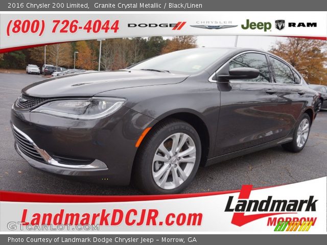 2016 Chrysler 200 Limited in Granite Crystal Metallic