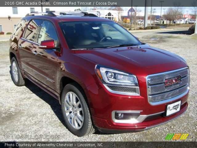 2016 GMC Acadia Denali in Crimson Red Tintcoat