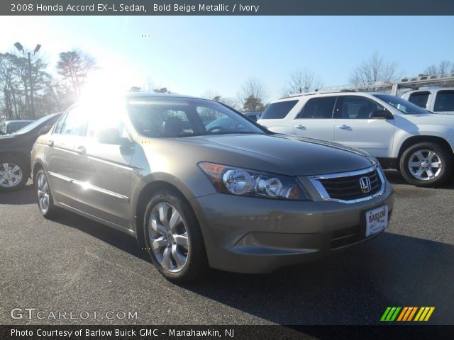 2008 Honda Accord EX-L Sedan in Bold Beige Metallic