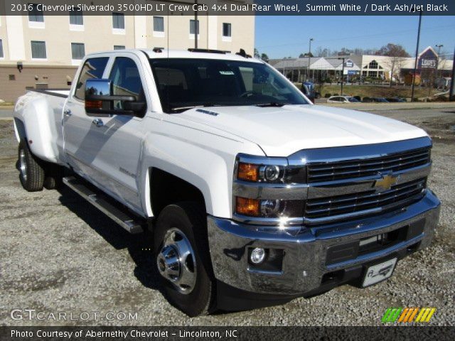 2016 Chevrolet Silverado 3500HD LT Crew Cab 4x4 Dual Rear Wheel in Summit White