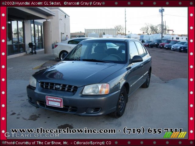 2002 Hyundai Accent GL Sedan in Charcoal Gray