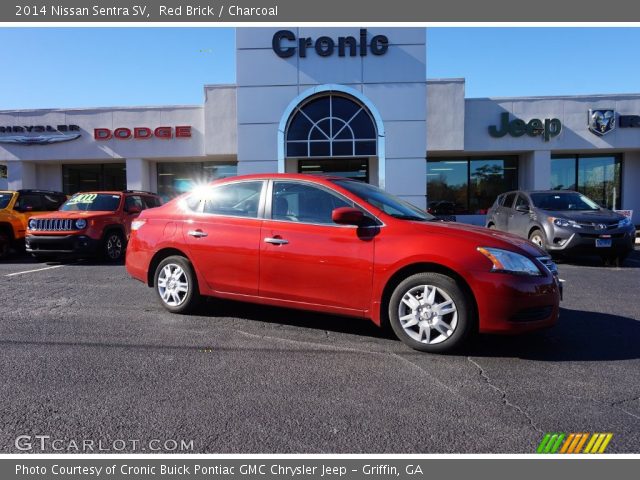 2014 Nissan Sentra SV in Red Brick