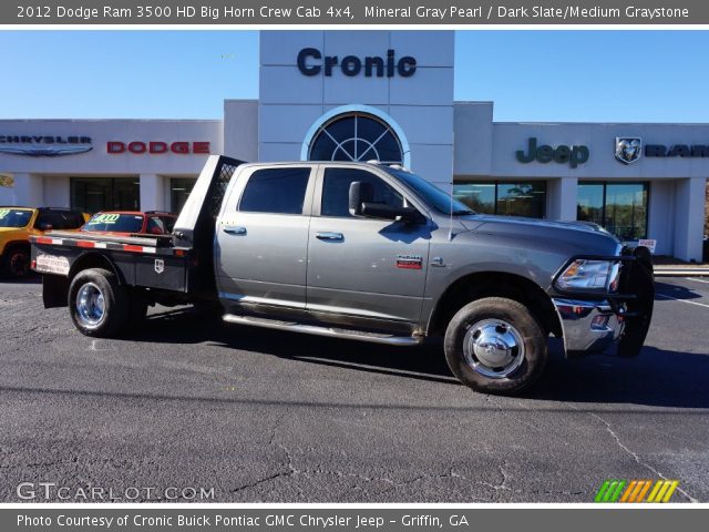 2012 Dodge Ram 3500 HD Big Horn Crew Cab 4x4 in Mineral Gray Pearl