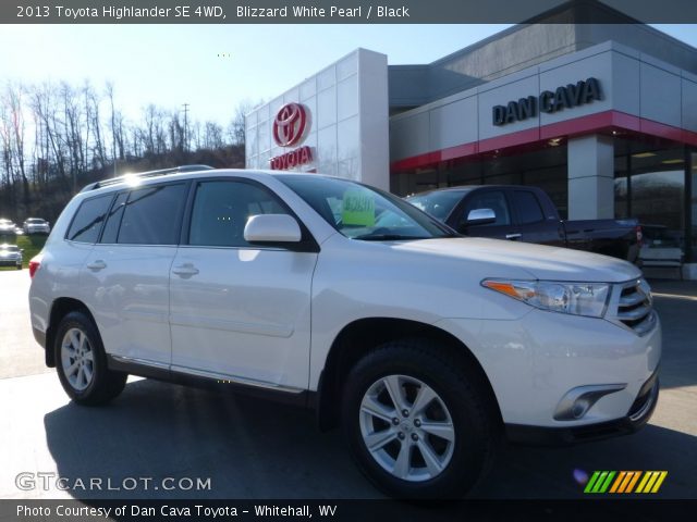 2013 Toyota Highlander SE 4WD in Blizzard White Pearl
