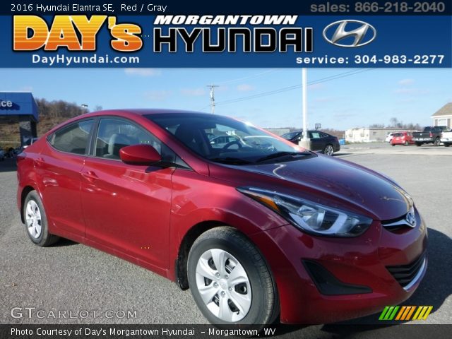 2016 Hyundai Elantra SE in Red