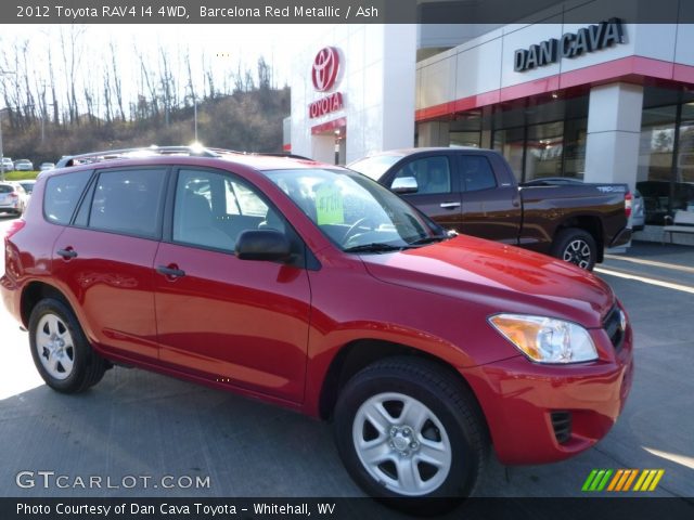 2012 Toyota RAV4 I4 4WD in Barcelona Red Metallic