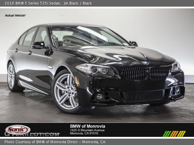 2016 BMW 5 Series 535i Sedan in Jet Black