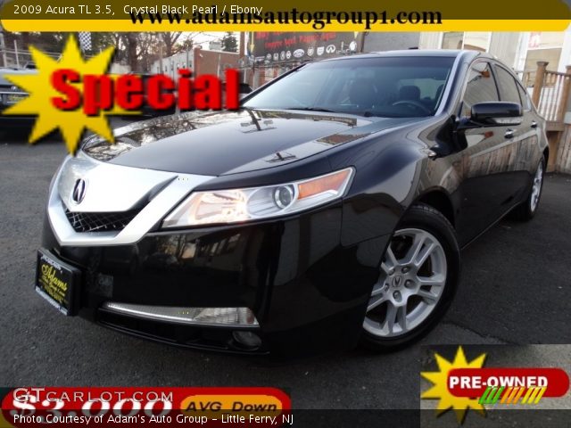 2009 Acura TL 3.5 in Crystal Black Pearl